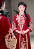 秀禾世家【东方简奢风】新中式秀禾服婚服2026新款嫁衣结婚礼服裙敬酒婚纱 「新中式」N-1121重工款 S 晒单实拍图
