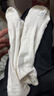 迪卡侬（DECATHLON）透气吸汗袜子运动袜高帮棉袜柔软舒适男女长袜 RS160-休闲白色-3双装 【39-42】(鞋码39/40/41/42) 实拍图