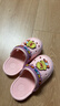 B.Duck小黄鸭童鞋儿童花园鞋男童宝宝洞洞鞋女童舒适软底拖鞋5966粉色24 实拍图