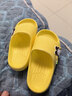 巴布豆儿童拖鞋男女童宝宝软底居家浴室夏季凉拖鞋 黄色 190码 实拍图