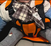 心楠儿童辅助背带坐垫简易安装便携式0-4-12岁婴幼儿宝宝通用坐垫 标准款-橙色【适用6个月-12岁】 实拍图