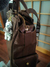 Songmont山下有松循迹小号双肩包无性别复古植鞣14寸电脑包【生日礼物】 檀棕（现货） 实拍图