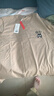 名创优品（MINISO）短袖t恤男士夏季新款重磅纯棉上衣服休闲宽松半袖体恤 卡其 L 实拍图