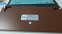 B.O.W航世MK397DL无线蓝牙双模可充电键盘鼠标套装84键静音轻薄ipad平板手机办公笔记本台式通用 奶咖色 实拍图
