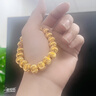 宝蒂兹（Potticy）黄金猫眼手链 999足金爆闪转运珠手串纯金金珠手饰男女款节日礼物 ZBHJSL116 猫眼转运珠手链 实拍图