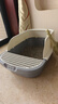 汪野君防外溅猫砂盆半封闭顶入猫厕猫屎盆猫砂铲猫沙盆大号带卡通猫砂垫 实拍图