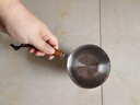 热油小锅泼油锅加厚不锈钢木柄防烫带刻度双倒流口不挂油无涂层 【木柄】爆款300ml 实拍图