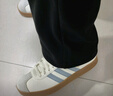 adidas「T头鞋」VL COURT 2.0复古休闲板鞋德训鞋阿迪达斯轻运动   汉玉白/蓝色/金色 (推荐女生买小半码)   36.5 实拍图
