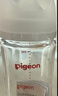 贝亲（Pigeon）玻璃奶瓶宽口径防胀气240ml M号奶嘴 3月+ AA187  实拍图