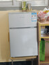 荣事达（Royalstar）小冰箱小型家用出租房双门一级能效宿舍冷藏冷冻两用节能电冰箱 38A122【一级能效】【三天不到1度电】银 实拍图