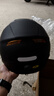 凤凰新国标A类3C认证电动车摩托车头盔双镜片防雾防风保暖哑黑 男女四季通用电瓶车3/4半盔冬季安全帽 实拍图
