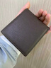 七匹狼（SEPTWOLVES）男士钱包短款真皮牛皮钱夹加厚大容量男式软皮皮夹送男友老公爸爸 送专柜礼盒 啡色 3A94054B-1 实拍图