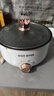 德国全自动电火锅一体炒菜电炒锅多功能料理锅蒸煎炒涮不粘电饭煲 送蒸笼款：德国机芯【活动就今日】即将结束 加大3.6升丶加厚加宽【用2-3人】烧坏包赔 实拍图