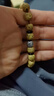 月印百川 星月菩提手串原生态鸡油黄正月男女款文玩佛珠手链约9*10mm 实拍图