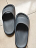 朴西香蕉船凉拖鞋女士浴室不易滑居家室内四季情侣拖鞋男 深灰 42-43 实拍图