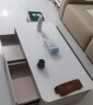 全友家居简约茶几电视柜组合客厅储物柜钢化玻璃台面落地桌子政府补贴 实拍图