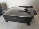 美的（Midea）火锅专用锅 电火锅 烤鱼锅6分钟速沸电锅一体多功能锅电煮锅火锅锅 8L大容量 HGE383051 实拍图