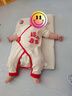 贝瑞加（Babyprints）宝宝连体衣婴儿纯棉秋冬连身哈衣柔软舒适A类百天衣服 福气66 实拍图