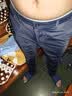 才子【四面弹】夏季男士休闲裤轻薄垂顺凉感纯色新品直筒裤 深蓝色 32 实拍图