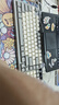 惠普（HP）K500F机械手感有线键盘 静音多功能旋钮办公游戏台式电脑笔记本通用 灰白色 实拍图