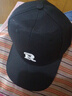 【热巴同款】加大棒球帽帽子男女大头围显脸小春夏字母百搭棒球帽 刺绣款-黑色 实拍图