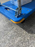 搬运宝小推车拉货平板车四角防撞手拉车1000斤90x60cm装修小拖车FZ-50蓝 实拍图