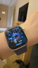 Apple/苹果 Watch S11 智能手表GPS款42毫米银色铝金属表壳雾紫色运动型表带S/M MEUT4CH/B 实拍图