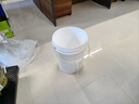水杉（单个装）25L白色加厚塑料桶机油桶涂料油墨桶带盖消毒液桶圆形包装桶手提式水桶 实拍图