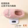 京东京造【泰迪绒儿童】拖鞋女童冬季保暖毛绒居家软弹棉拖鞋泰迪棕35-36 实拍图