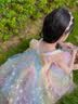 G.duck童装女童连衣裙夏季蛋糕裙儿童公主裙夏天超仙蝴蝶仙子蓬蓬裙女孩 彩虹蝴蝶geaaoaq【夏款】 120 尺码5~6岁【110-120cm】 实拍图