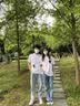 (两件装)love情侣装夏天短袖t恤新款爱心短袖一男一女韩版宽松百搭上衣学生班服定制 男白色+女白色 男M+女S 实拍图
