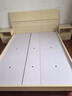 全友家居 主卧室双人床家用高脚床现代简约原木风1.5x2米单人板式大床 实拍图