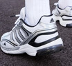 adidas「寻光者」SPIRITAIN 2.0厚底网面老爹鞋阿迪达斯轻运动   白色/金属银/黑色   41 实拍图