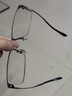 普莱斯（pulais）近视眼镜框可配度数纯钛金属高端商务半框超轻8g男士眼镜架19897A 实拍图