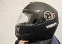 野马（YEMA）3C认证828S摩托车头盔男全盔冬季防冻保暖双镜片机车安全帽 四季通用 均码 亚黑+防雾贴片 实拍图
