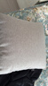 海澜之家（HLA）棉麻抱枕靠枕轻奢超柔简约靠背垫客厅靠枕套含芯纯色靠包沙发靠垫 简约 深空灰 枕套+枕芯【45*45cm】 实拍图
