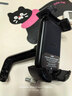 闪魔电动车手机支架摩托车电瓶车手机支架山地自行车手机支架防震适用外卖快递骑行手小牛九号爱玛雅迪 「后视镜款」一键锁死-单手取放-骑行0抖动 实拍图