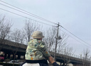 B.Duck小黄鸭童装男童外套三合一儿童三防春秋新款女童户外两件套 【三防外套+暖绒内胆】浅草绿 90 cm（A类） 实拍图