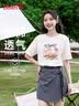 班尼路（Baleno）宽松圆领纯棉短袖T恤女2026年夏季休闲百搭上衣通勤时尚款女装 实拍图