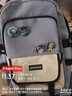 双星书包男背包双肩包女韩版初中高中大学生大容量防泼水笔记本电脑 蓝色大号【挂件+徽章】 实拍图