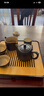 京东京造茶具整套 套装功夫茶盘茶台茶壶【黑陶小雅】 12件套家用茶具 实拍图