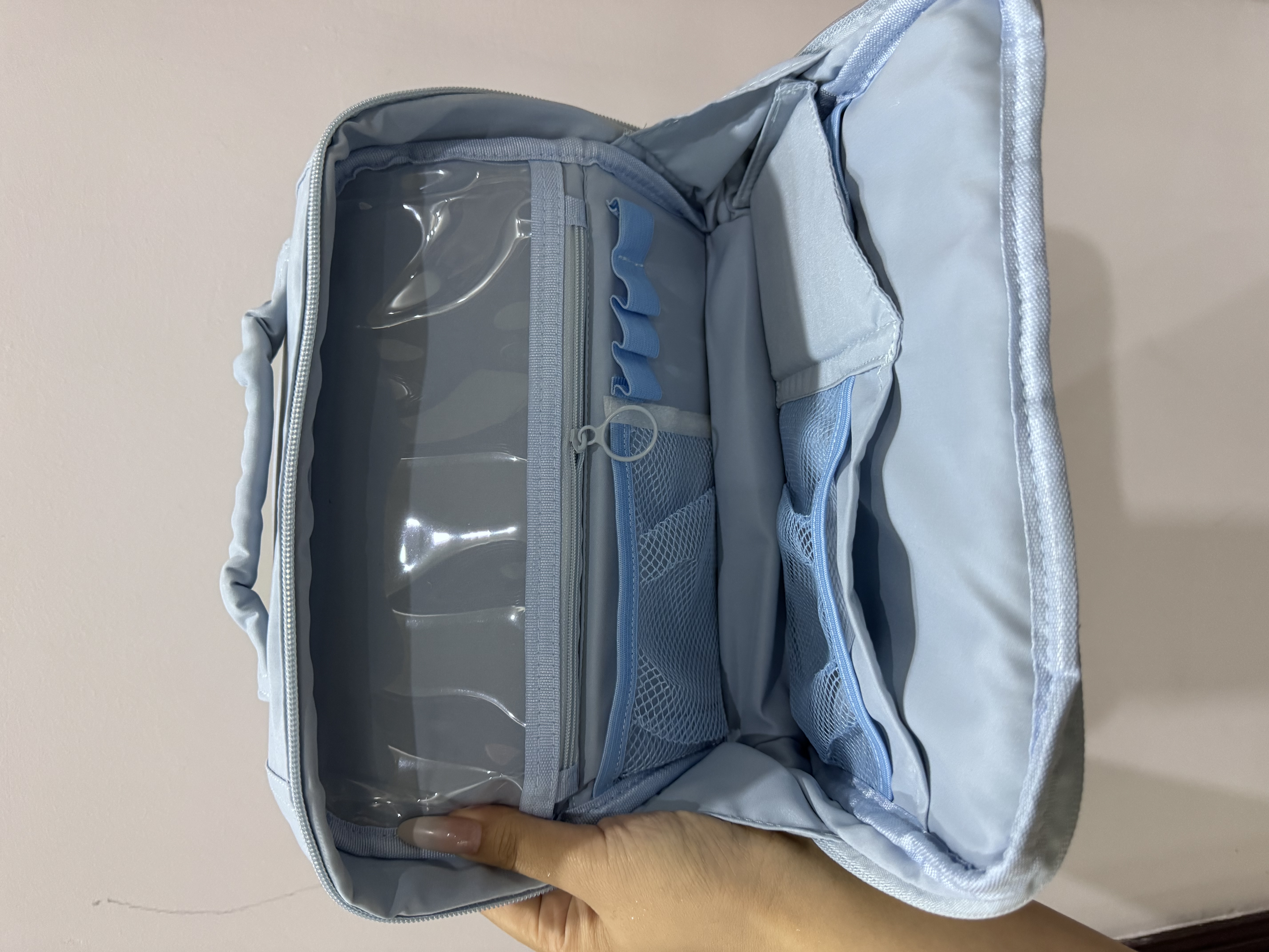 范爷家高端立式化妆品收纳包外出旅行洗漱收纳袋梳妆台多功能分区收纳包 实拍图