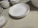 京东京造 碗盘餐具整套 乔迁之喜瓷器碟套装家用 纯白骨瓷 16头 实拍图
