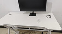 奥伦福特  电脑桌台式家用电竞游戏桌办公书桌简约书房写字桌子 简约白碳纤纹单桌-120*60 升级款电竞桌 实拍图