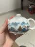 金镶玉羊脂玉瓷西施壶中国风陶瓷泡茶壶喝茶水壶功夫茶具家用单壶 实拍图