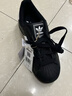 阿迪达斯（adidas）三叶草小白鞋男女经典SUPERSTAR贝壳头板鞋运动鞋 JH9977黑色 实拍图