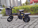 新日（Sunra）新国标折叠电动自行车铝合金代驾电动车锂电池助力电瓶车超长续航迷你小型男女士代步 高配8减震/A品电芯10A/30km 实拍图