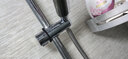 海立淋浴喷头花洒支架固定器底座免打孔ABS升降杆夹可调节配件08008 实拍图