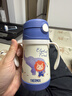 膳魔师（THERMOS）儿童吸管保温杯316L不锈钢把手学生杯幼儿园婴儿水杯上学TCKC 实拍图