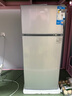 日普（RIPU）小冰箱迷你小型双门家用一级能效宿舍出租房办公室节能省电冷藏冷冻电冰箱 【升级净化去味】96升银色【小巧不占地】 实拍图